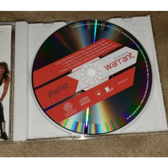 WARRANT cd PLAYLIST: THE VERY BEST OF WARRANT - Picture 5 of 7